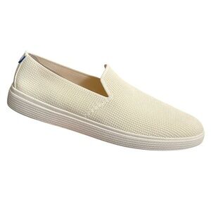 Rothy’s Men’s Ravello Slip On Sneaker Cream Knit Size 12.5